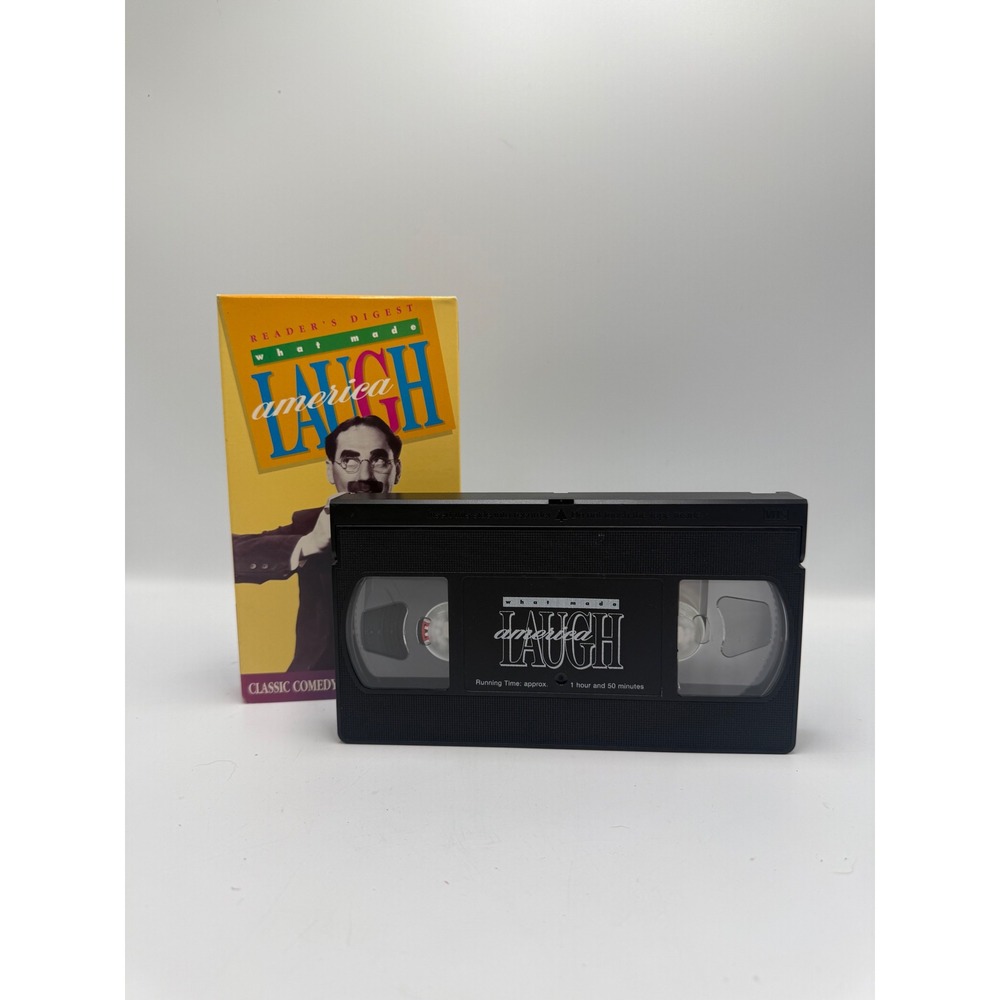 Readers Digest What Made America Laugh VHS Classic Comedy 30s 40s 50s 1997 Tape